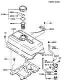 Page G Diagram and Parts List for FE290D CS02 Kawasaki Engine