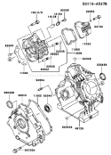Page E Diagram and Parts List for FE290D CS22 Kawasaki Engine