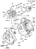 Page E Diagram and Parts List for FE290D DS03 Kawasaki Engine