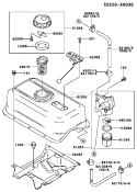Page G Diagram and Parts List for FE290D DS03 Kawasaki Engine