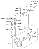 Page L Diagram and Parts List for FE290D ES20 Kawasaki Engine