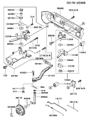 Page C Diagram and Parts List for FE290D ES20 Kawasaki Engine