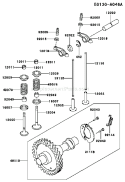Page M Diagram and Parts List for FE290D AS24 Kawasaki Engine