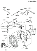 Page F Diagram and Parts List for FE290R AS01 Kawasaki Engine