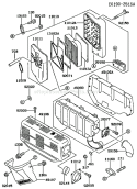 Page A Diagram and Parts List for FE350D AS01 Kawasaki Engine