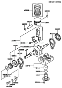 Page J Diagram and Parts List for FE350D AS01 Kawasaki Engine