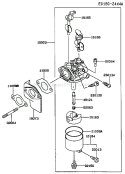 Page B Diagram and Parts List for FE350D AS01 Kawasaki Engine
