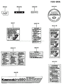Page H Diagram and Parts List for FE350D AS01 Kawasaki Engine