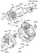 Page E Diagram and Parts List for FE350D AS07 Kawasaki Engine