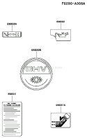 Page H Diagram and Parts List for FE350D AS07 Kawasaki Engine