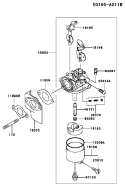 Page B Diagram and Parts List for FE350D AS09 Kawasaki Engine