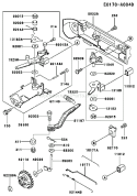 Page C Diagram and Parts List for FE350D AS09 Kawasaki Engine