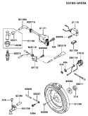 Page F Diagram and Parts List for FE350D AS09 Kawasaki Engine