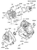 Page E Diagram and Parts List for FE350D AS14 Kawasaki Engine