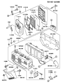 Page A Diagram and Parts List for FE350D AS16 Kawasaki Engine