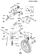 Page F Diagram and Parts List for FE350D AS16 Kawasaki Engine