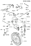 Page F Diagram and Parts List for FE350D AS12 Kawasaki Engine