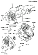 Page E Diagram and Parts List for FE350D CS05 Kawasaki Engine