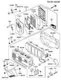 Page A Diagram and Parts List for FE350D ES12 Kawasaki Engine