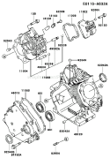 Page E Diagram and Parts List for FE350G AA50 Kawasaki Engine