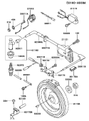 Page F Diagram and Parts List for FE350G AA50 Kawasaki Engine