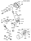 Page I Diagram and Parts List for FE400D BS01 Kawasaki Engine