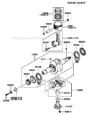 Page J Diagram and Parts List for FE400D CS04 Kawasaki Engine