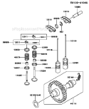 Page L Diagram and Parts List for FE400D CS04 Kawasaki Engine