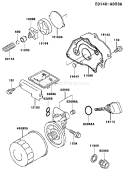 Page I Diagram and Parts List for FE400D DS04 Kawasaki Engine