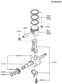 Page J Diagram and Parts List for FG150D AS01 Kawasaki Engine