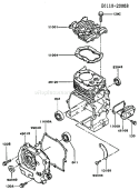 Page E Diagram and Parts List for FG150D DS00 Kawasaki Engine