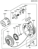 Page K Diagram and Parts List for FG150G BS00 Kawasaki Engine