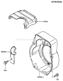 Page D Diagram and Parts List for FG150G BS00 Kawasaki Engine
