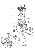 Page E Diagram and Parts List for FG150G BS00 Kawasaki Engine
