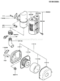 Page A Diagram and Parts List for FG150D DS00 Kawasaki Engine