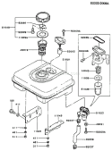 Page G Diagram and Parts List for FG150D DS00 Kawasaki Engine