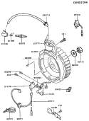 Page F Diagram and Parts List for FG200D AS04 Kawasaki Engine