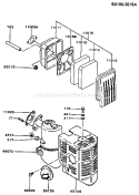 Page A Diagram and Parts List for FG200D AS04 Kawasaki Engine