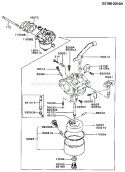 Part Location Diagram of 49121-2098 Kawasaki Nozzle-Main-9A