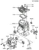 Page E Diagram and Parts List for FG200D CS01 Kawasaki Engine