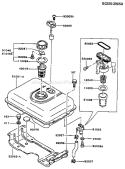 Page G Diagram and Parts List for FG200D CS01 Kawasaki Engine