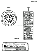 Page H Diagram and Parts List for FG200D CS01 Kawasaki Engine