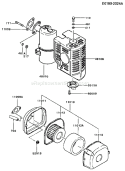 Page A Diagram and Parts List for FG200D GS00 Kawasaki Engine