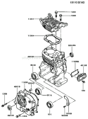 Page E Diagram and Parts List for FG200D GS00 Kawasaki Engine