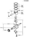Page K Diagram and Parts List for FG150R AS00 Kawasaki Engine