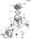 Page E Diagram and Parts List for FG200R AS01 Kawasaki Engine