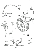 Page F Diagram and Parts List for FG200R AS01 Kawasaki Engine