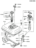 Page G Diagram and Parts List for FG200D GS00 Kawasaki Engine