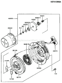 Page K Diagram and Parts List for FG270G AS00 Kawasaki Engine