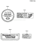 Page H Diagram and Parts List for FG270G AS00 Kawasaki Engine